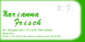 marianna frisch business card